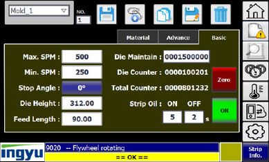 Die Information－APEX Series Crank Press Machine